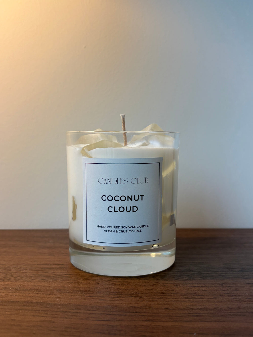 COCONUT CLOUD - Bougie en cire de soja & cire gelée