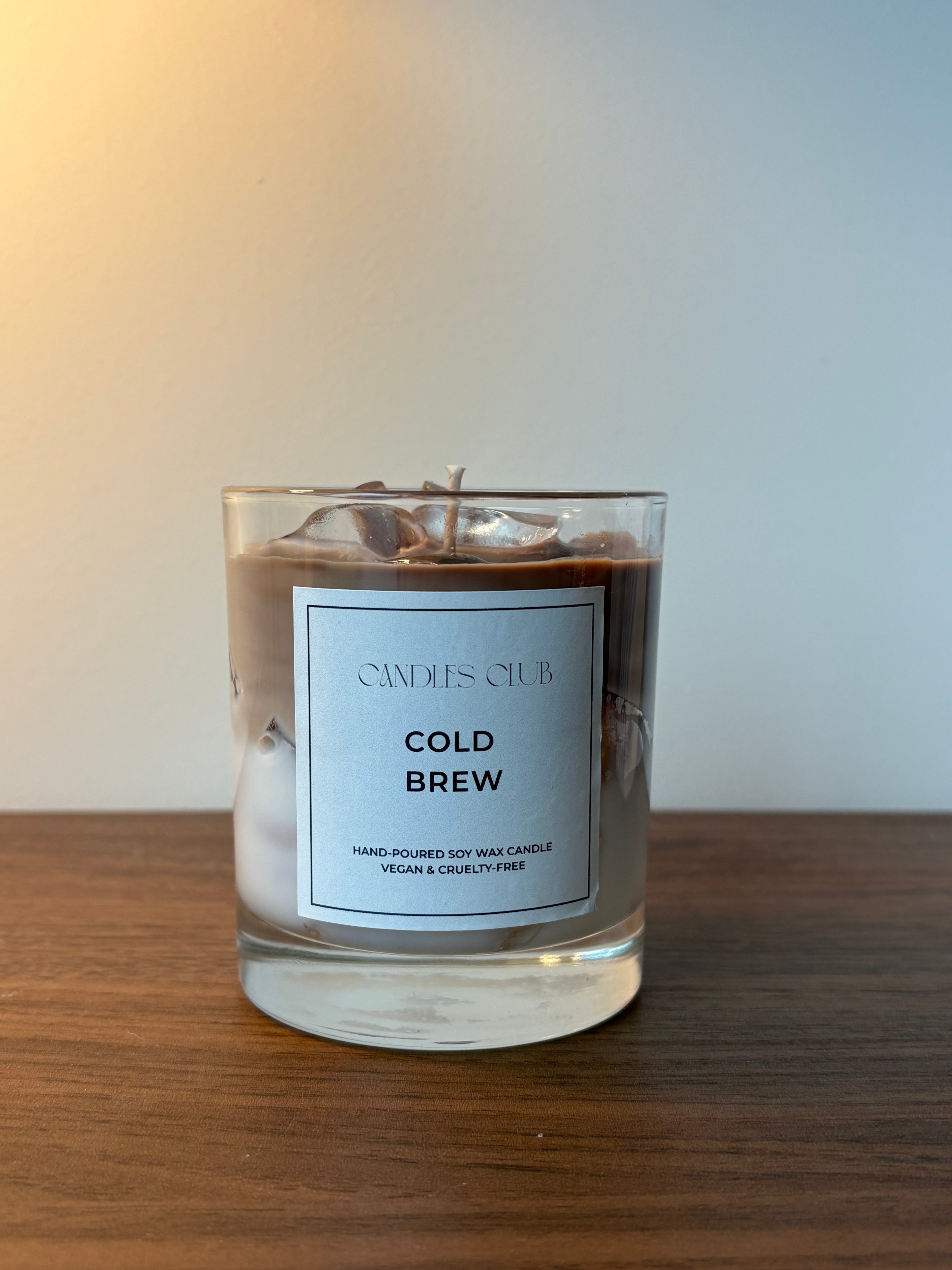 COLD BREW – Bougie en cire de soja & cire gelée