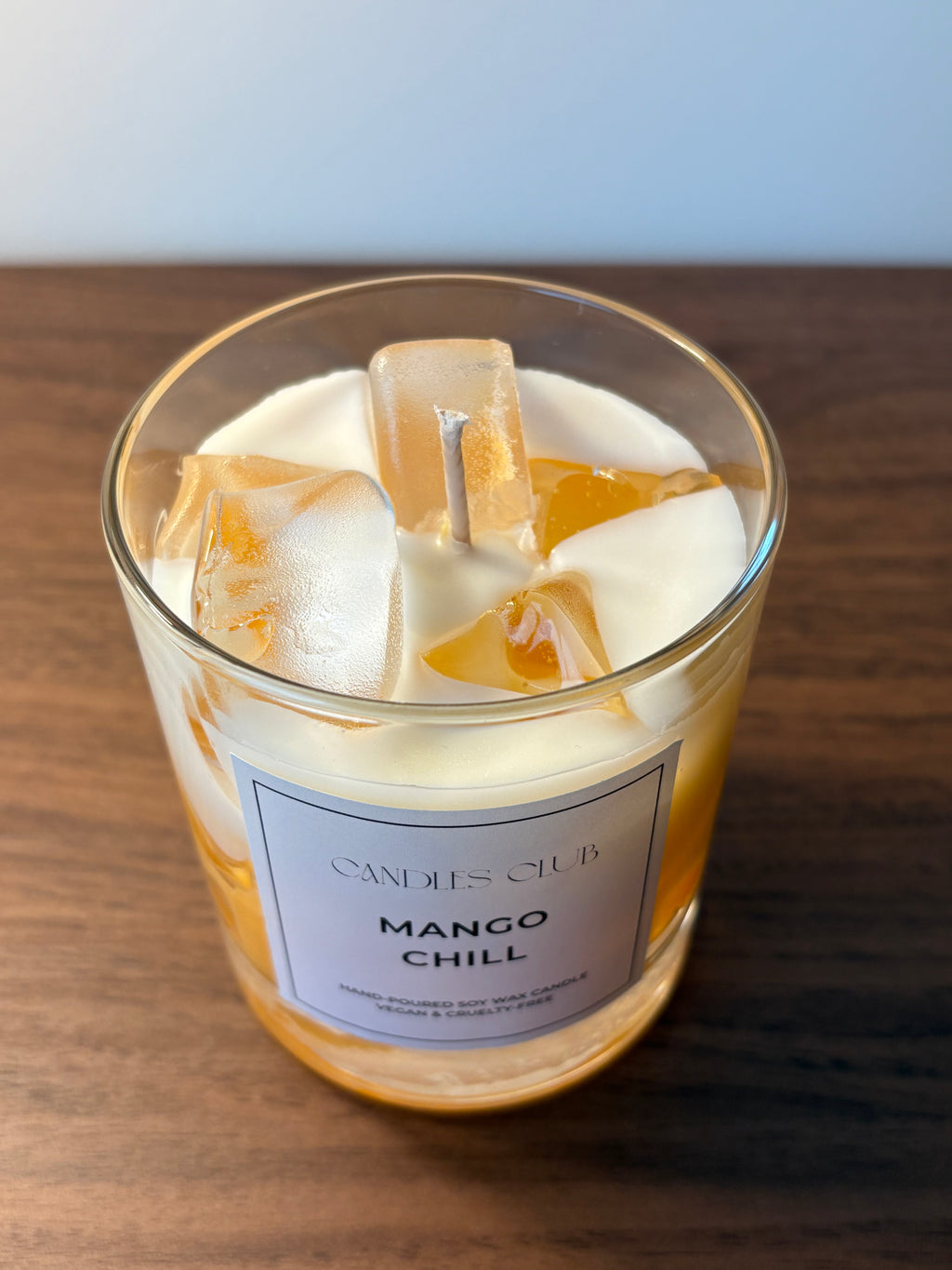 MANGO CHILL - Bougie en cire de soja & cire gelée