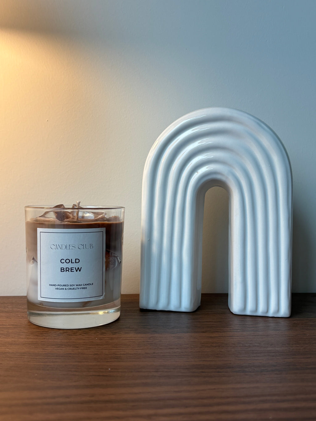 COLD BREW – Bougie en cire de soja & cire gelée
