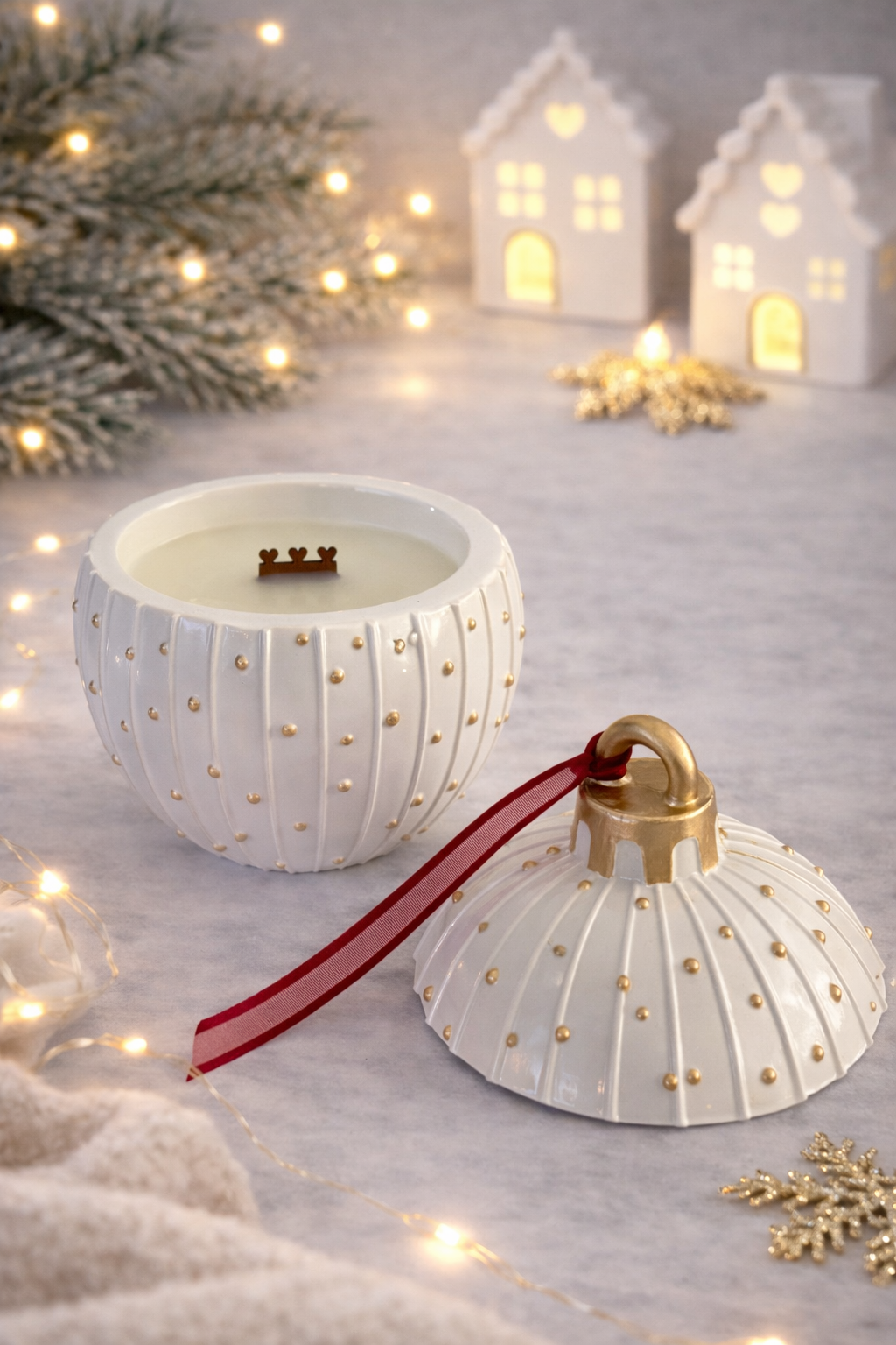 Bougie Boule de Noël - Candles Club