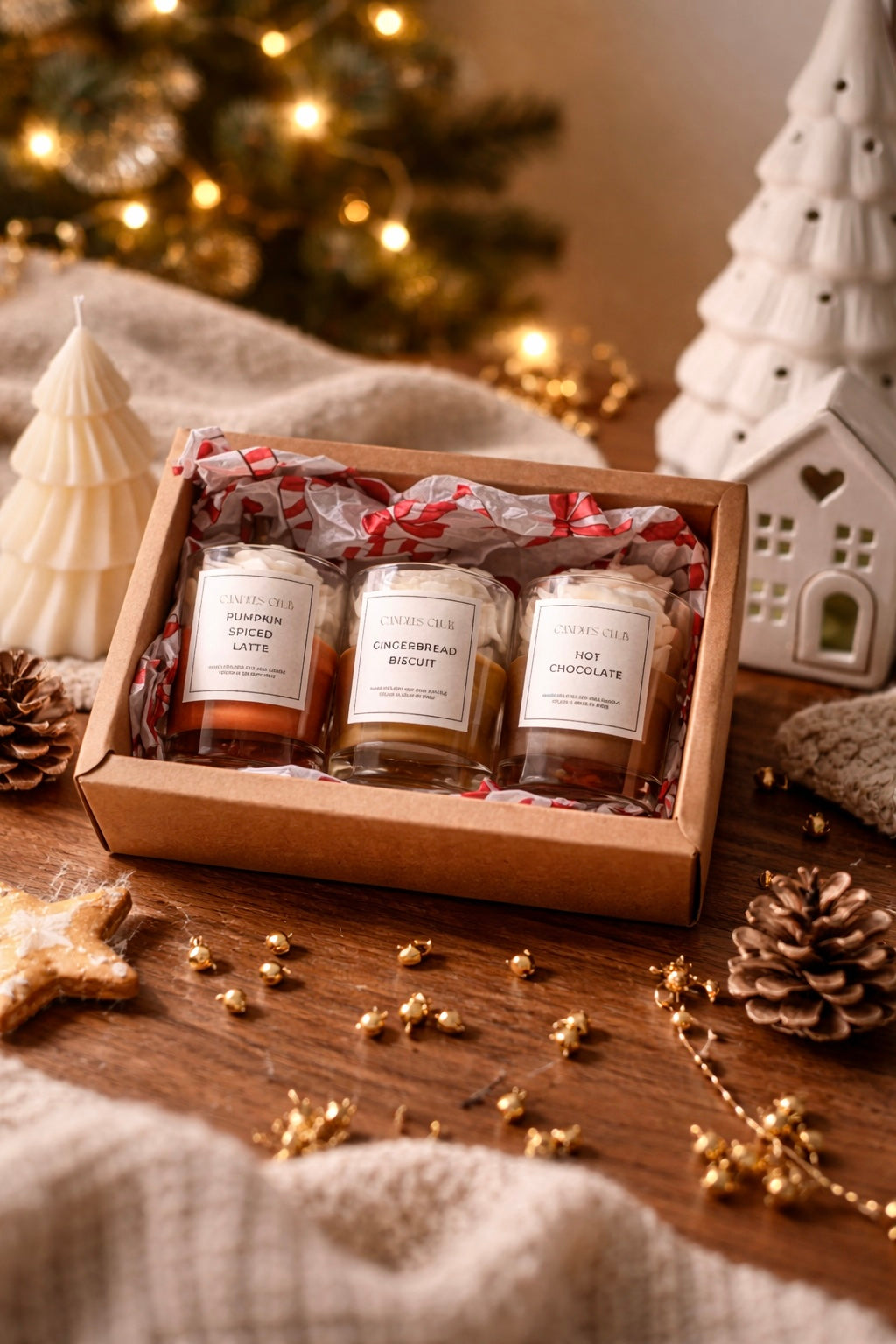 Coffret Cadeaux – Collection Hiver Candles Club