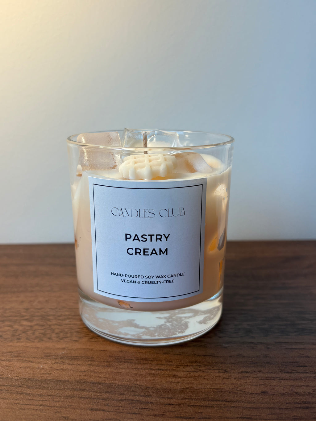 CREME PATISSIERE - Bougie en cire de soja & cire gelée