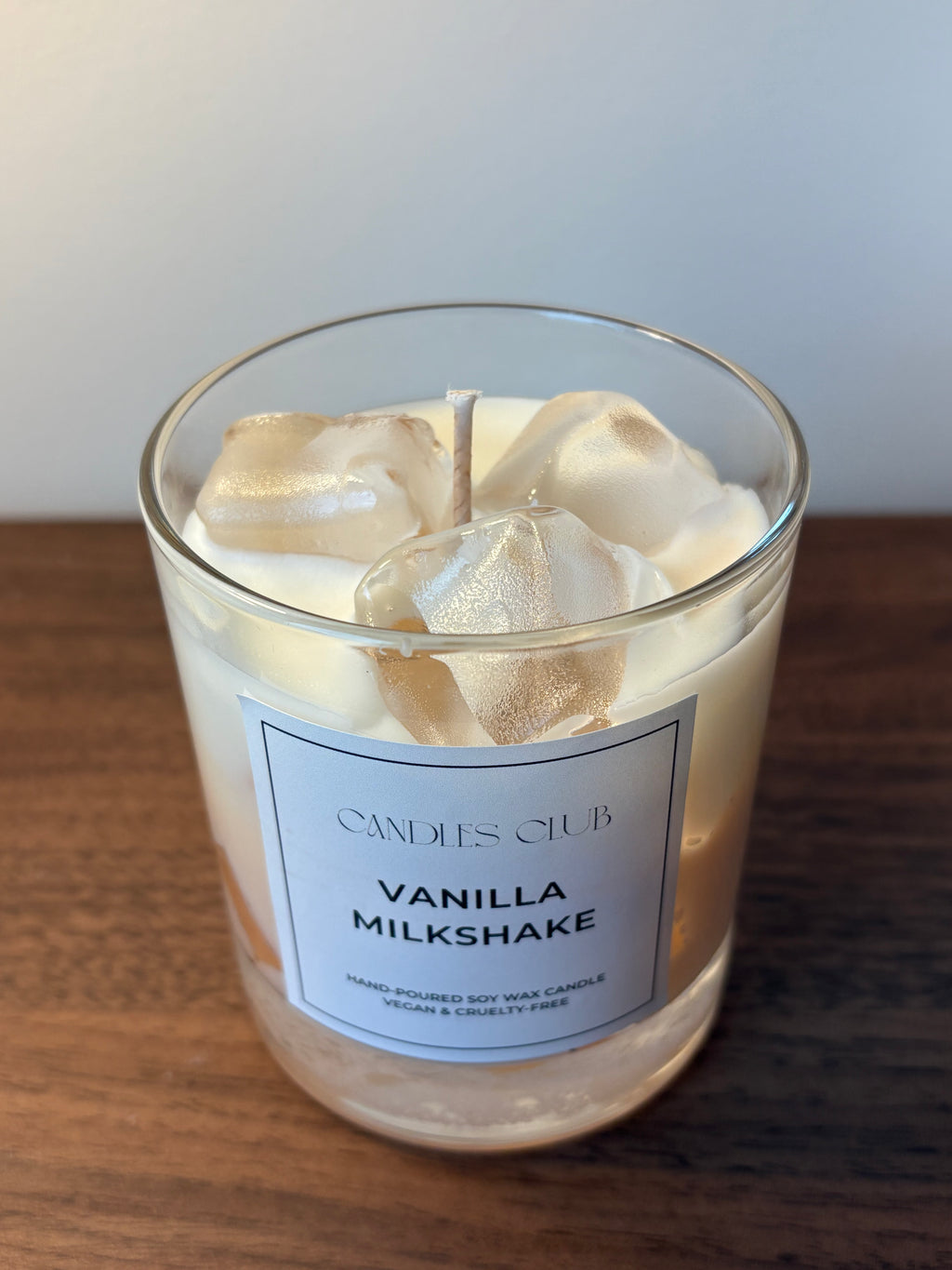 VANILLA MILKSHAKE - Bougie en cire de soja & cire gelée