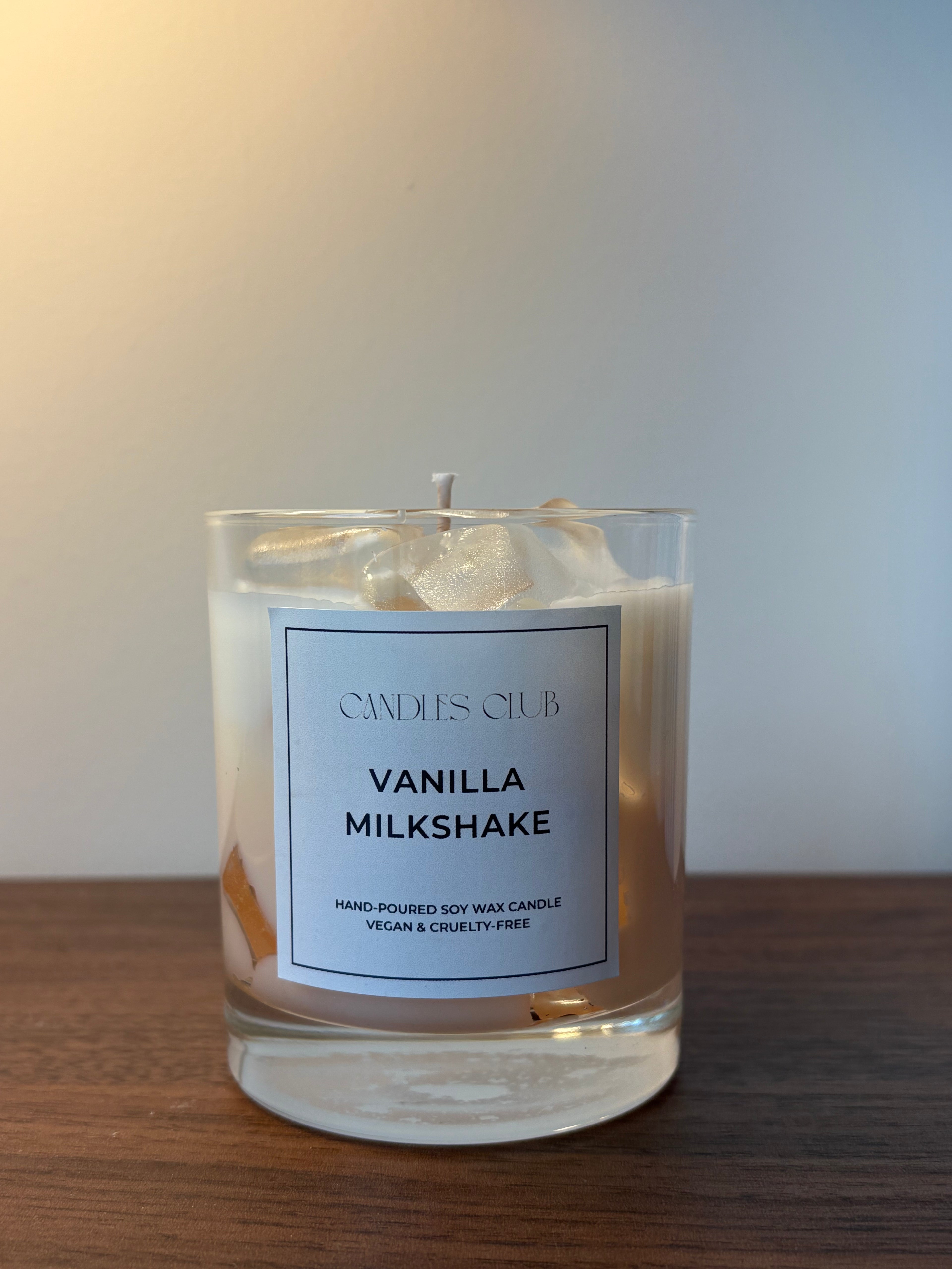 VANILLA MILKSHAKE - Bougie en cire de soja & cire gelée