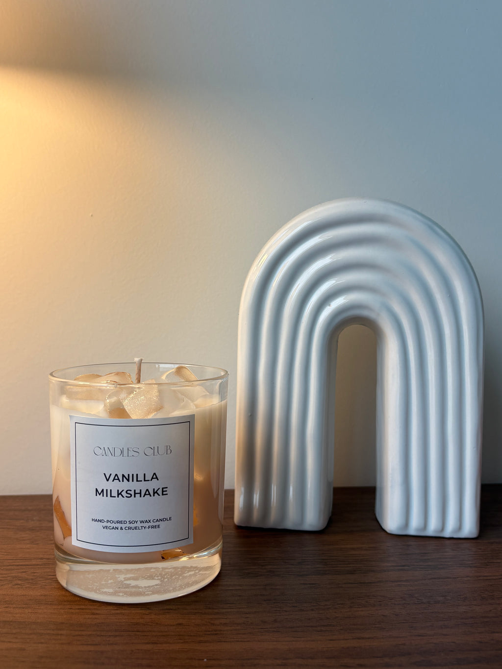 VANILLA MILKSHAKE - Bougie en cire de soja & cire gelée