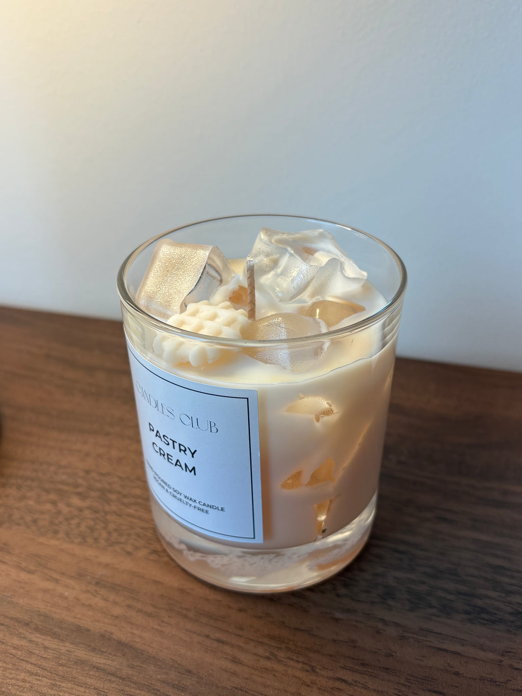CREME PATISSIERE - Bougie en cire de soja & cire gelée