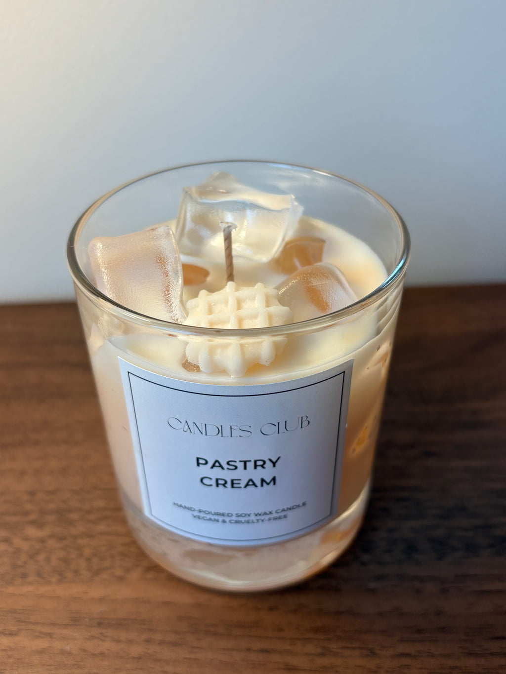 CREME PATISSIERE - Bougie en cire de soja & cire gelée