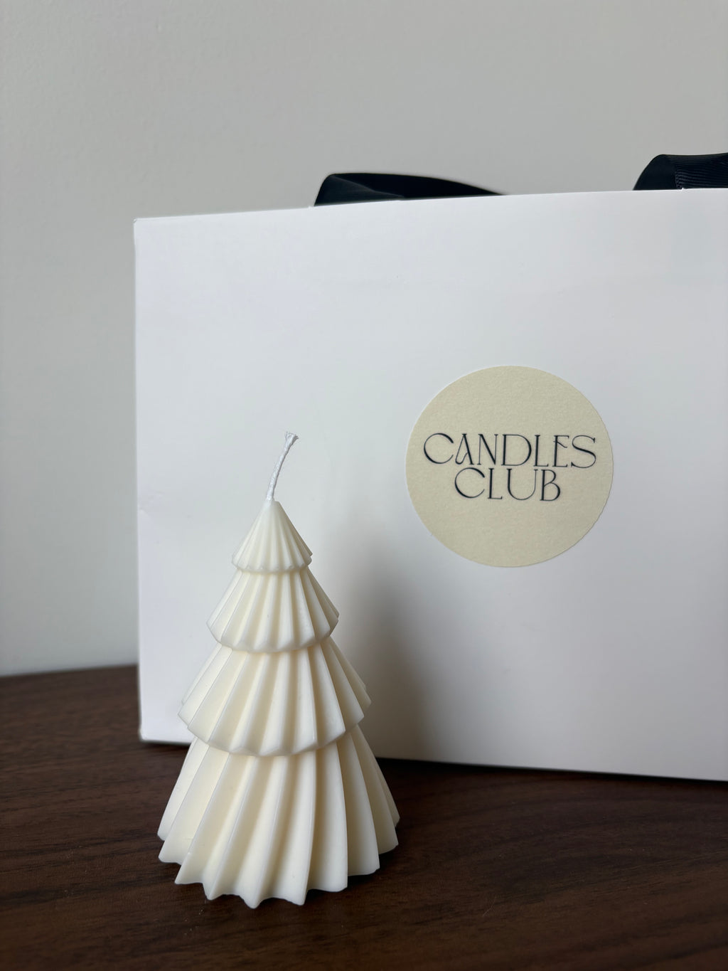 Bougie sapin de Noël