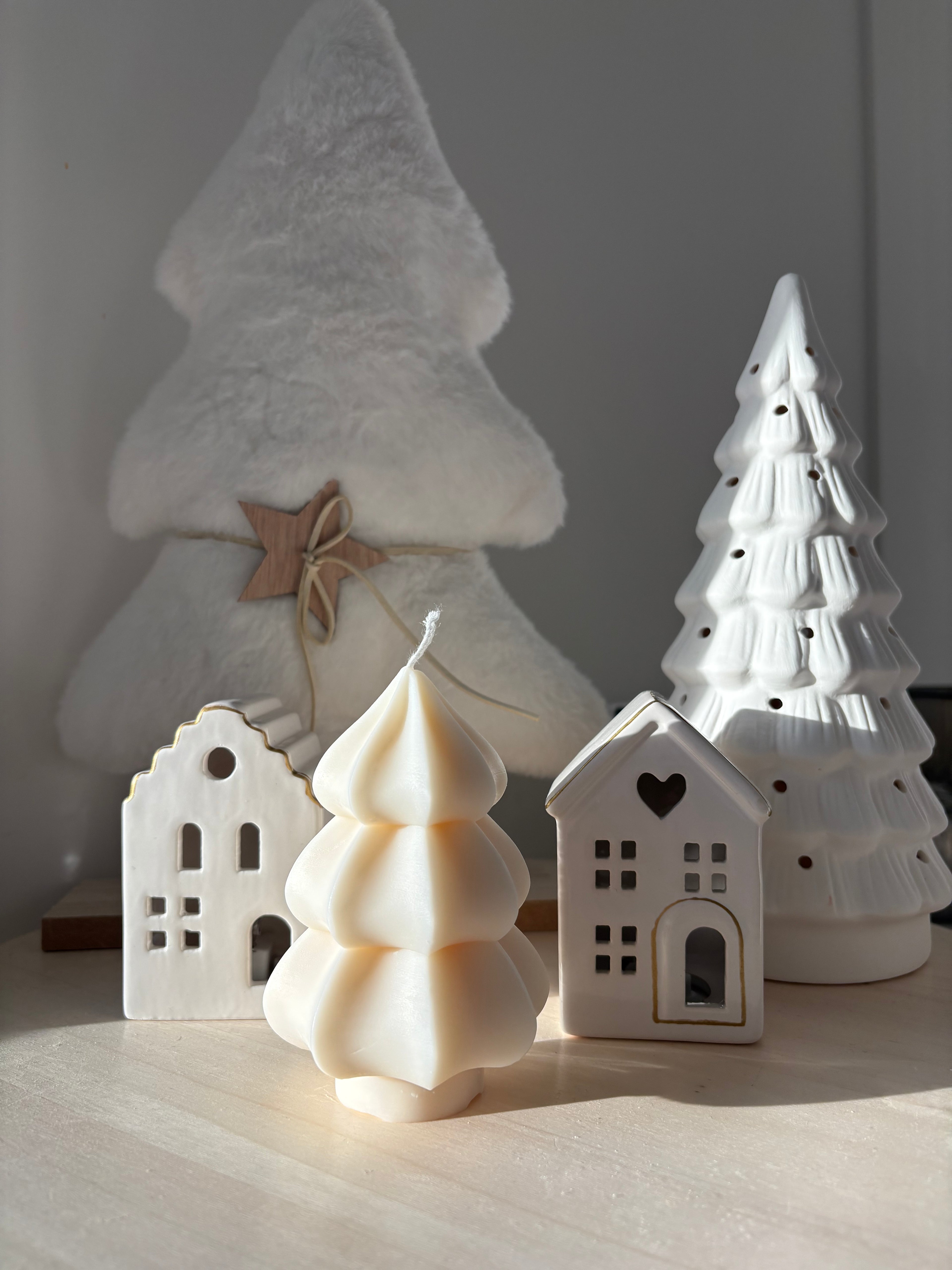 Bougie sapin de Noël