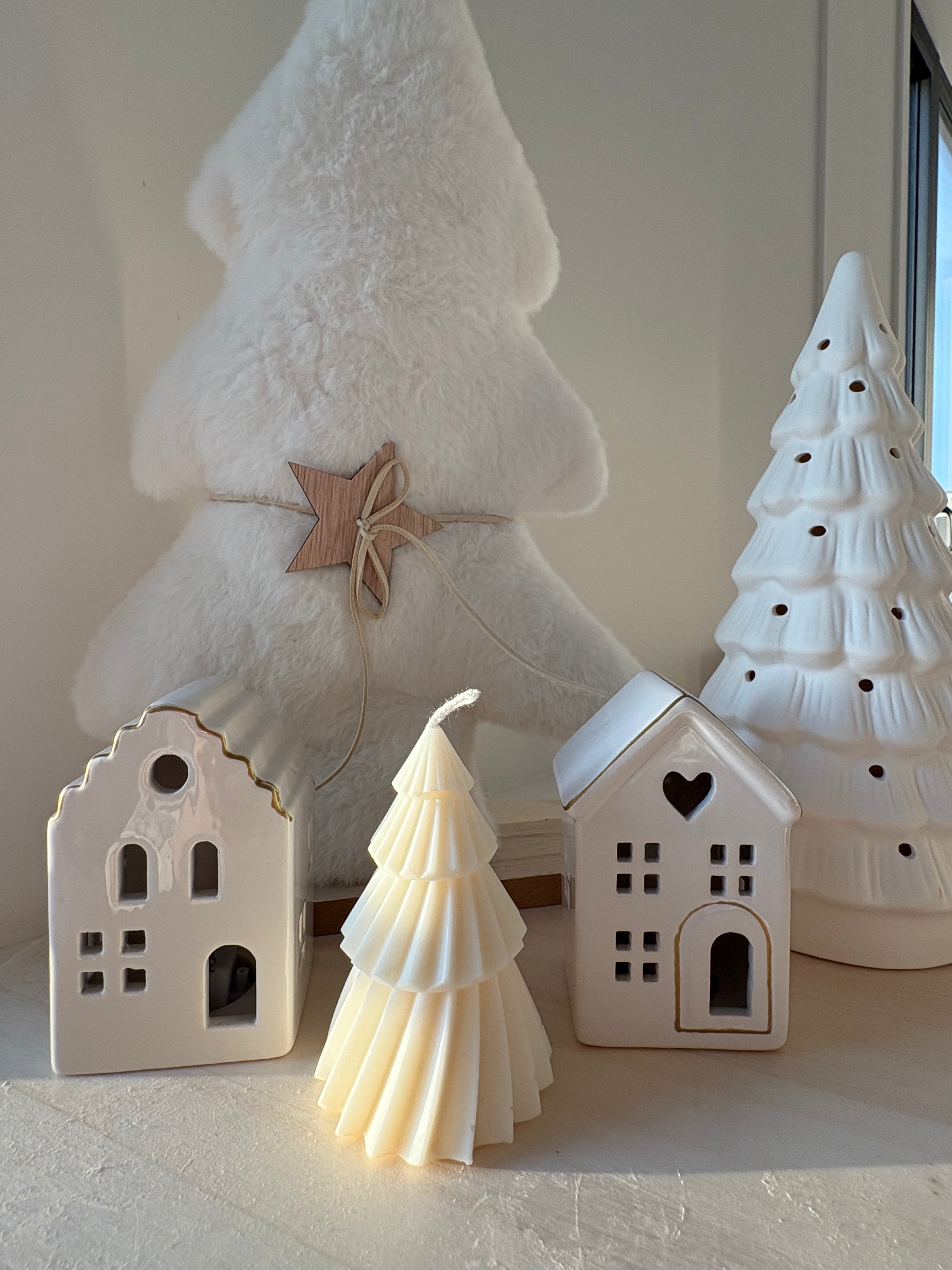 Bougie sapin de Noël